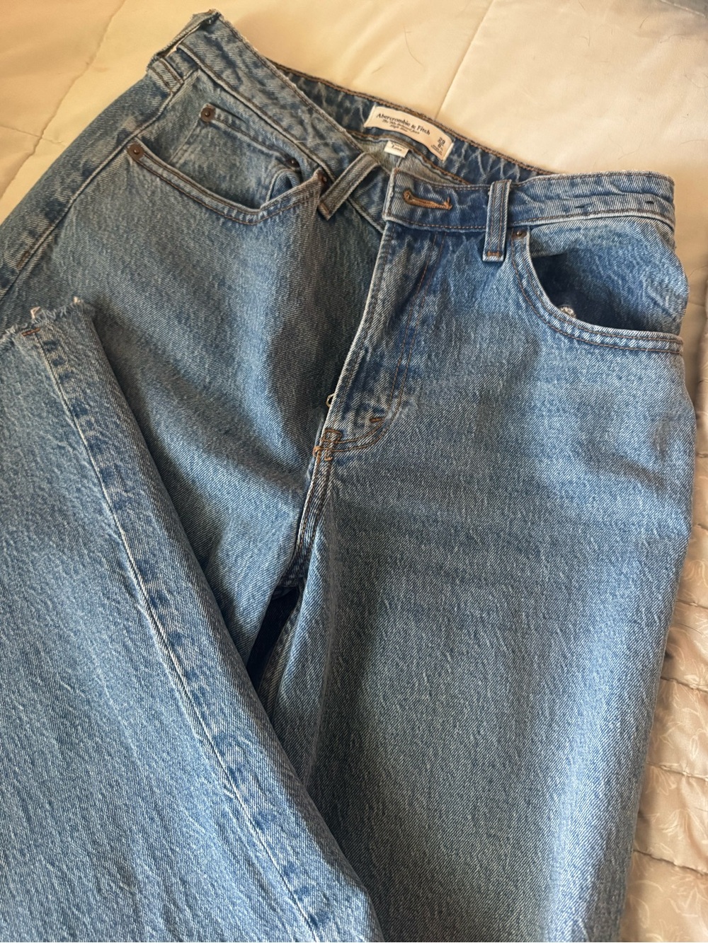 Abercrombie & Fitch the dad high rise jeans LONG